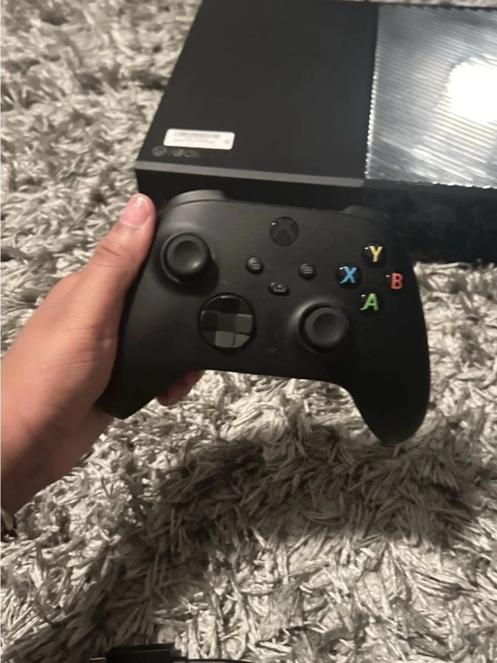 N/A black console